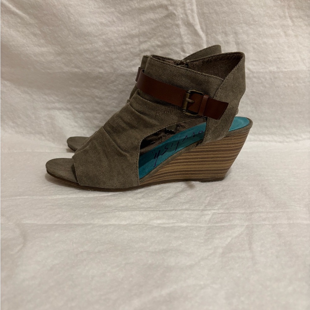 BLOWFISH | Malibu Brown Wedge Shoe